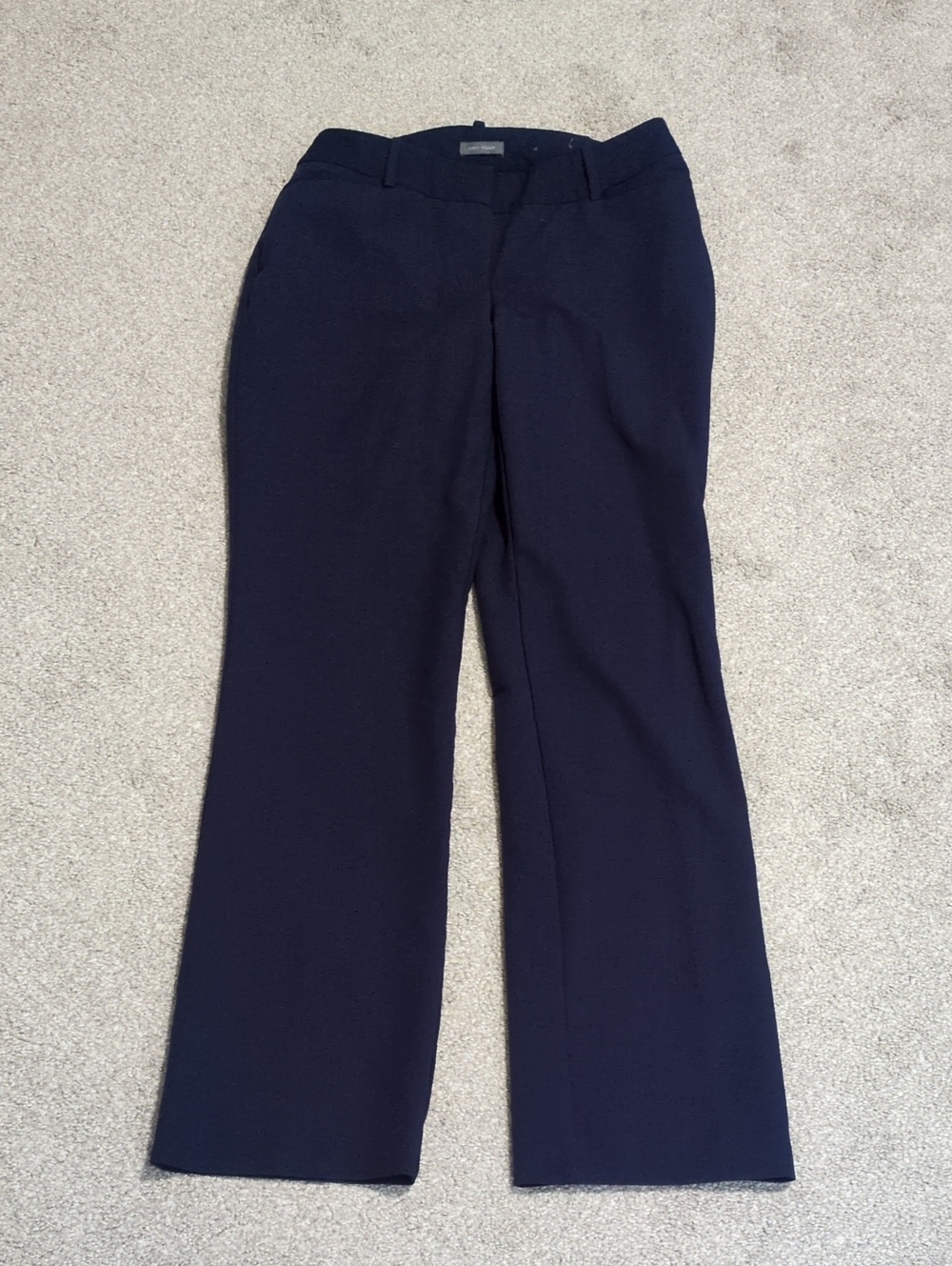 Worthington Navy Boot-Cut Dress Pants